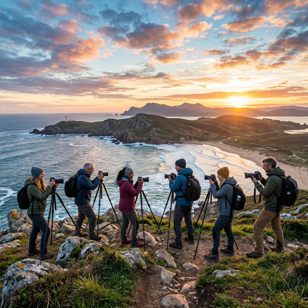 Sortie collective — photographes au littoral